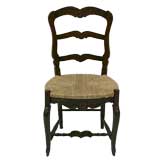 Early 1900's French Daisy Chair Oak