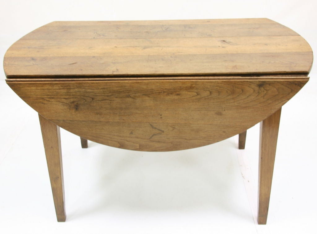 19th Century French Drop-Leaf Table In Excellent Condition In San Francisco, CA