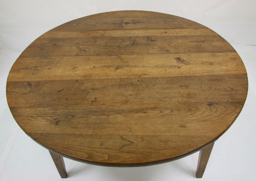 Wood 19th Century French Drop-Leaf Table