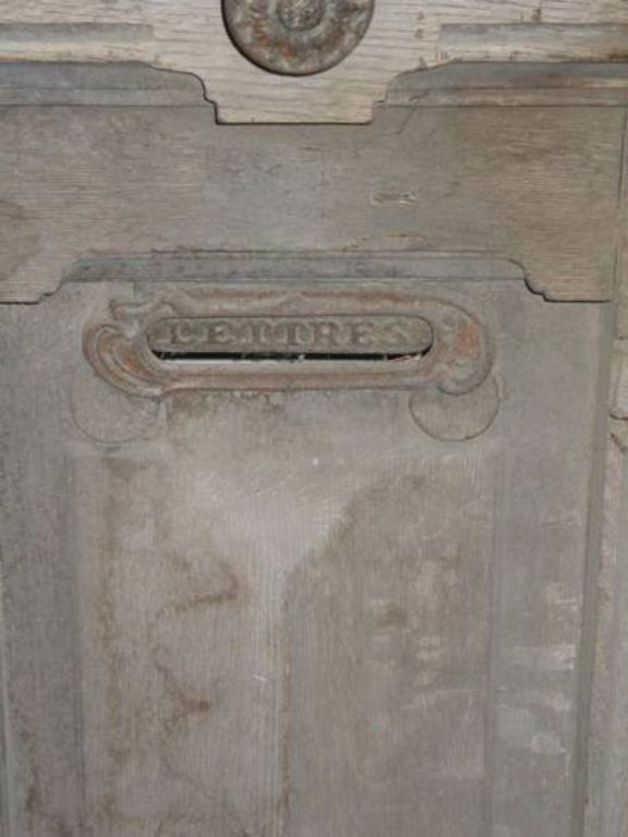 Louis XVI 18th Century French Oak Parisian Entry Way Doors with Wrought Iron