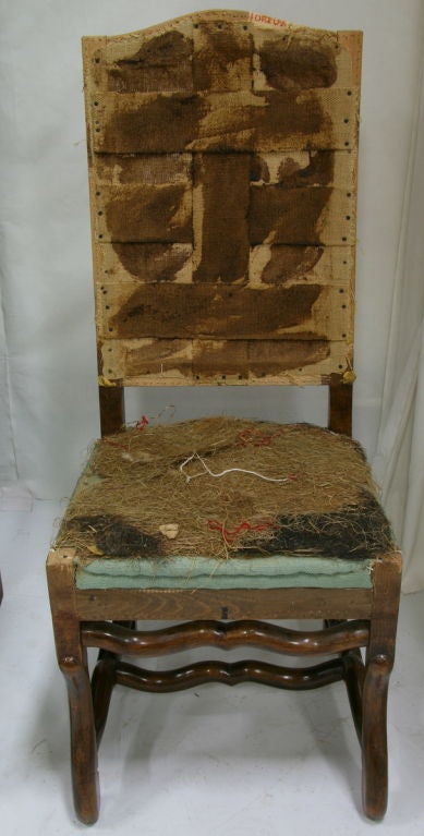 Set of 6 1920's French Mouton Chairs
