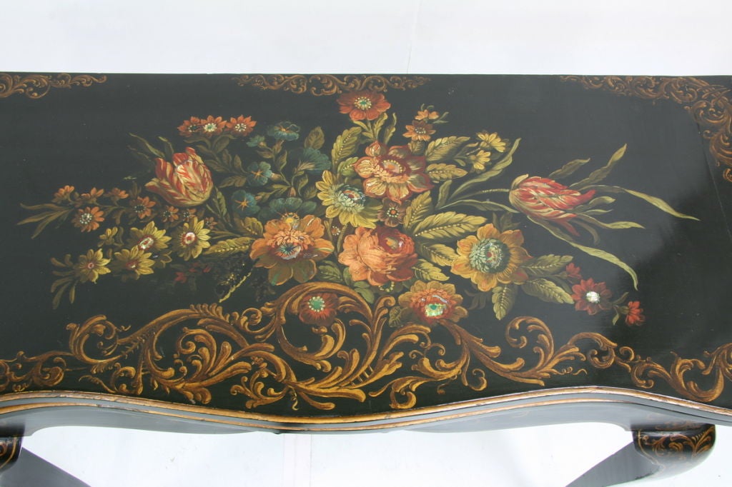 Game Table 19th Century Napoleon III Painted In Excellent Condition In San Francisco, CA