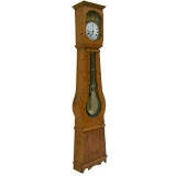 19th Century French Pine Morbier Grandfatjers  Clock