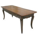 Antique Early 19th Century Cabriole Leg Oak Table