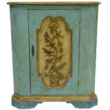 Antique Early 19th Century French Painted Corner Unit