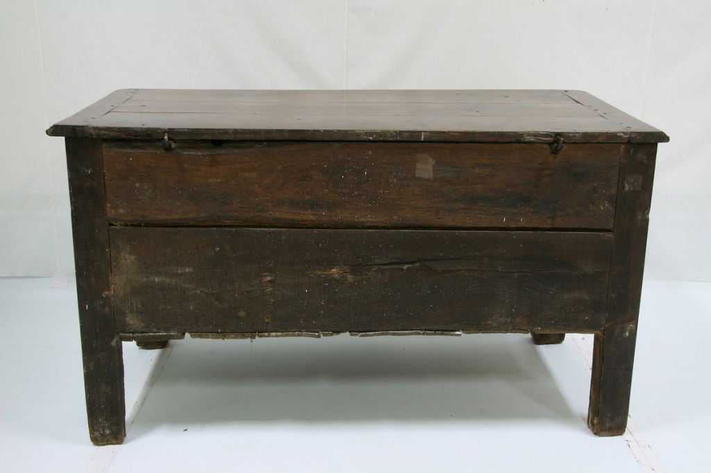 18th Century French of-the-Period Louis XV Walnut Coffer 5