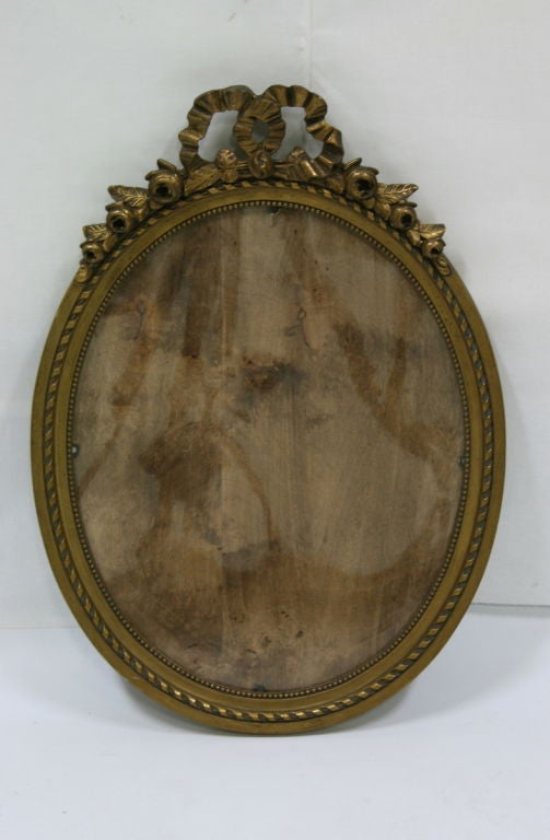 19th Century French Oval Frame