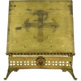 19th Century Bronze Religious Book Stand
