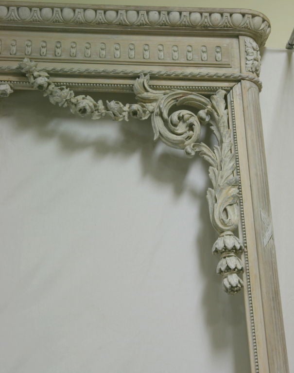19th Century Massive 18th Century French Carved Wood and Gesso Part of Boisserie