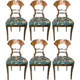 Set of Six Biedermeier Style Chairs