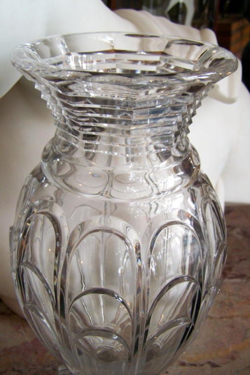 Extraordinary Antique Crystal Vase at 1stDibs