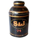 Large Tole Tea Cannister