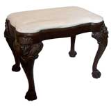 Antique 18th Century Irish Chippendale Style Footstool/Bench