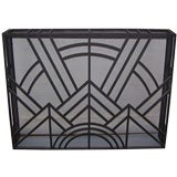 Vintage Art Deco Inspired Fire Screen