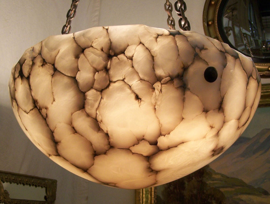 Alabaster Light Fixture