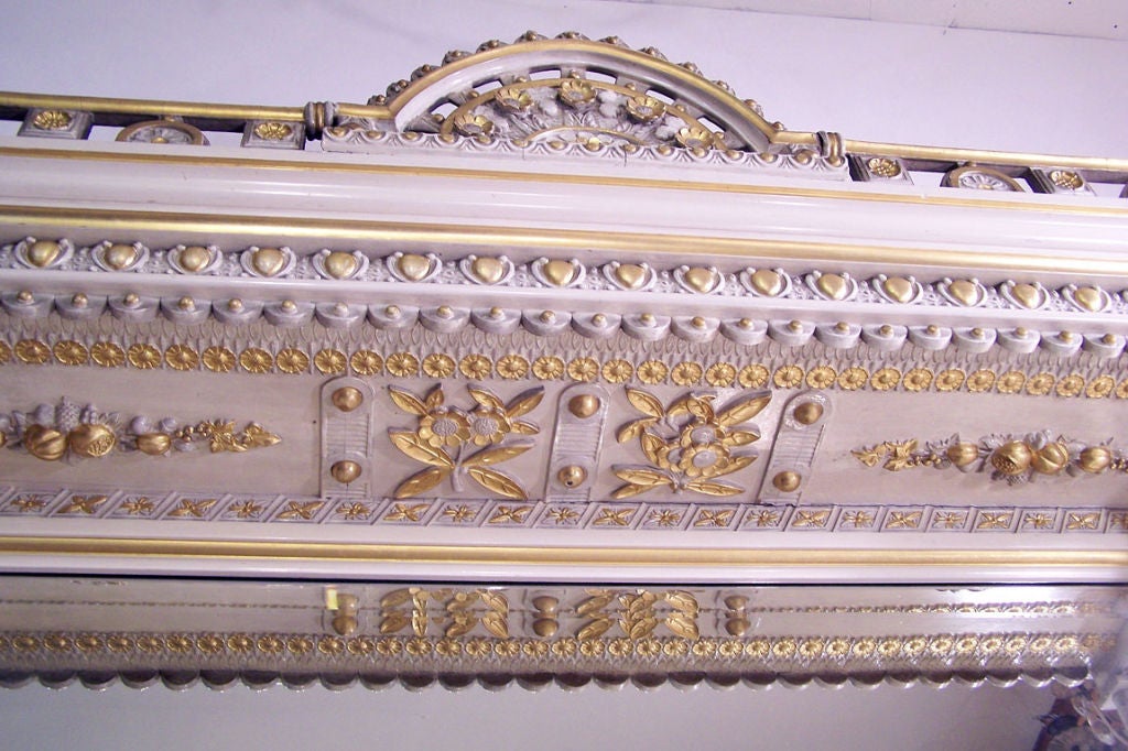 Large Victorian Aesthetic Mantel Mirror