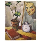 Quirky WPA Style Still Life Painting