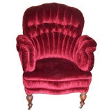 American Victorian Turkish Armchair