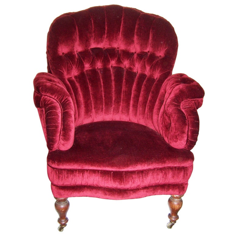 American Victorian Turkish Armchair