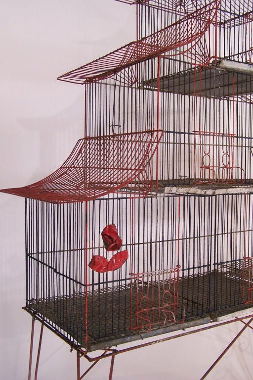 Large Antique Bird Cage 2