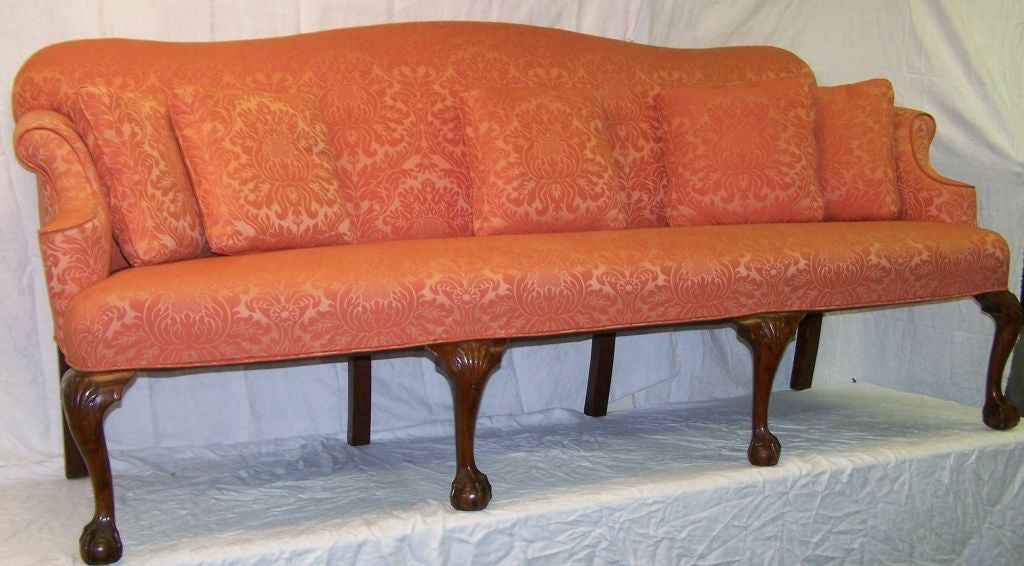 Lg. Mahogany 18th Cent. Style American Sofa