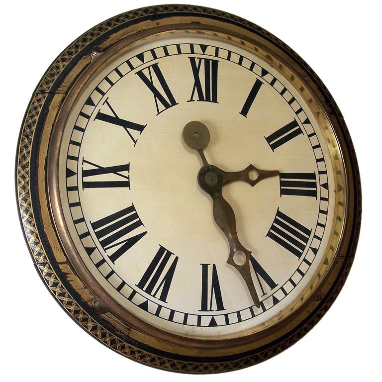 Large Antique Wall Clock At 1stDibs Large Antique Wall Clocks Large 
