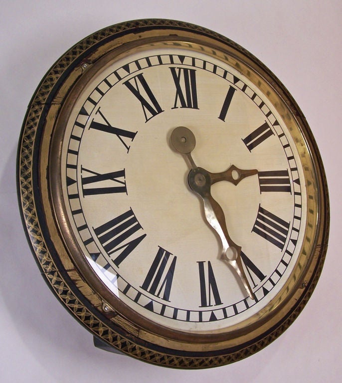 20th Century Large Antique Wall Clock