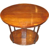 French Art Deco  Elliptical Sofa Table