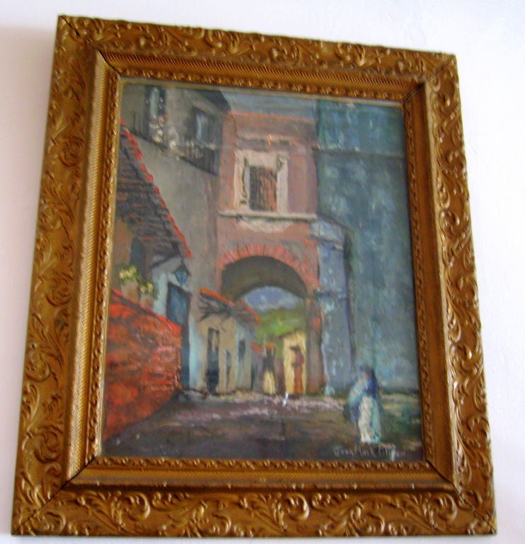 American Oil painting by Joan Mack Oliver For Sale