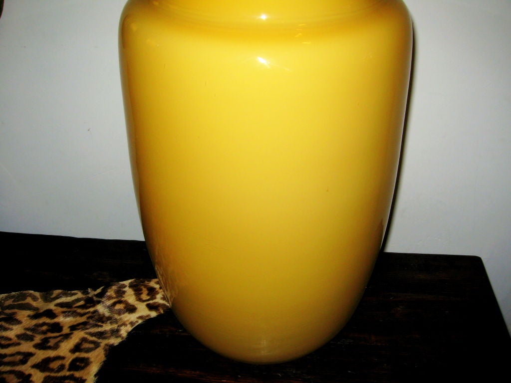 Extra Large hand blown Murano glass vase .Price is for one .