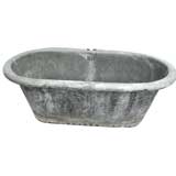 Antique Zinc Bathtub