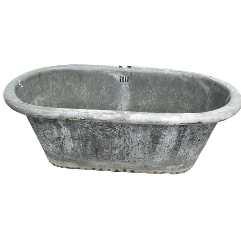 Zinc Bathtub