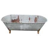 Antique Zinc Bathtub