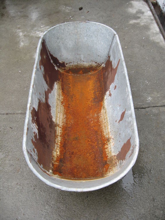 Zinc Bathtub