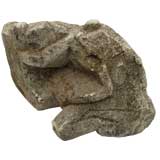 Stone Sculpture of a Frog