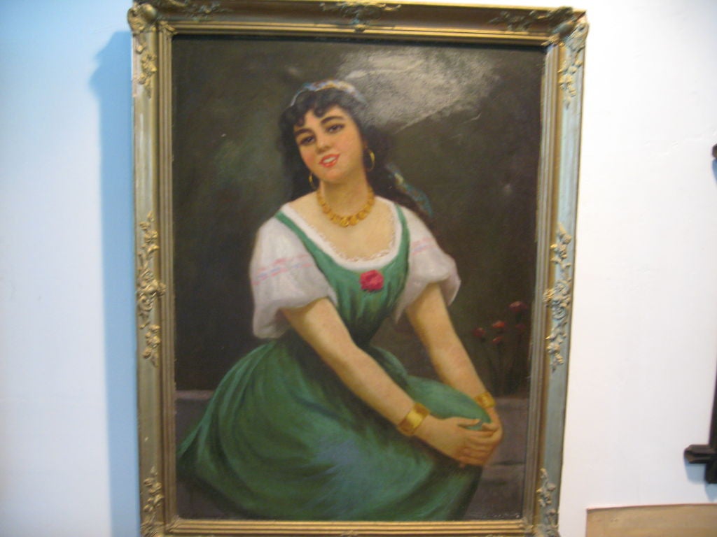 Austrian Portrait of a Gypsy Woman