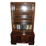 French Art Deco glass bookcase French Art Deco glass bookcase