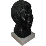 Head sculputered by Harry Corwin