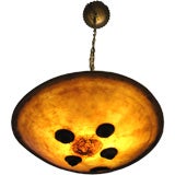 Antique  Asian shield  light fixtures
