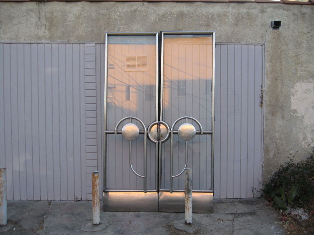 Franch Art Deco entry doors
