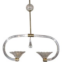 Art Deco Barovier Chandelier 8