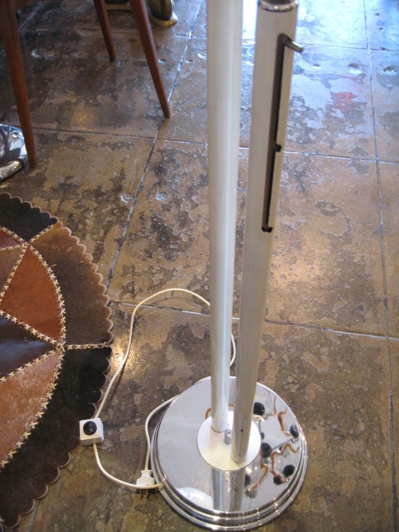 Late 20th Century Italian Floor Lamp Attributed to Angelo Mangiarotti