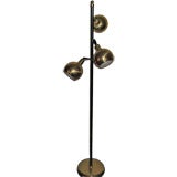 Brass Globe Floor Lamp