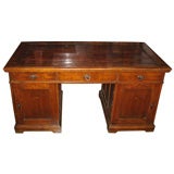 Antique French  double pedestal desk