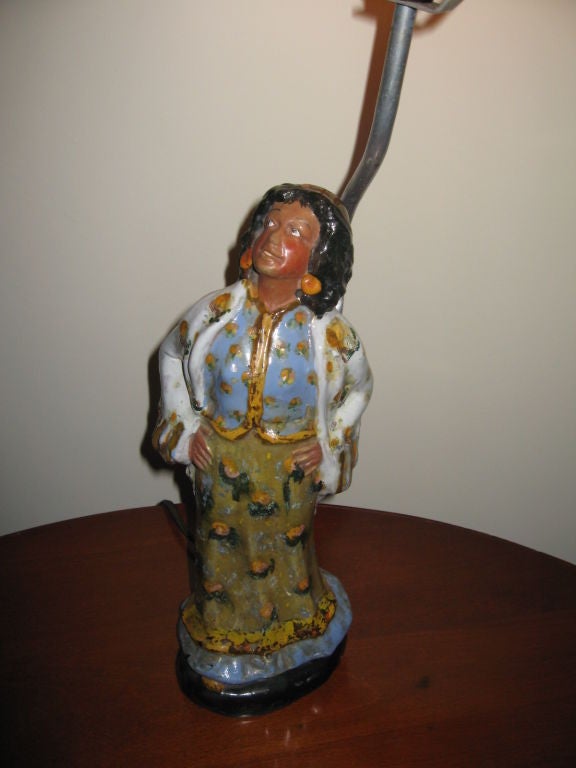 Hungarian  Zsolnay  table lamp