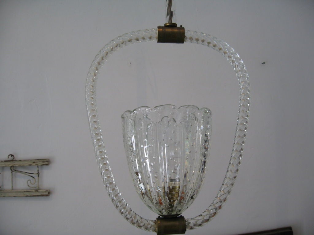 Italian Barovier chandelier For Sale