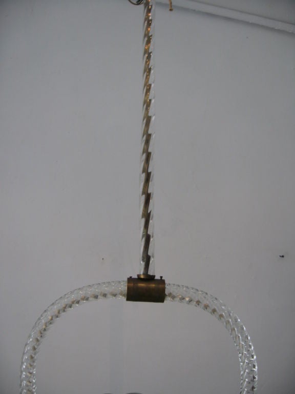 Mid-20th Century Barovier chandelier For Sale