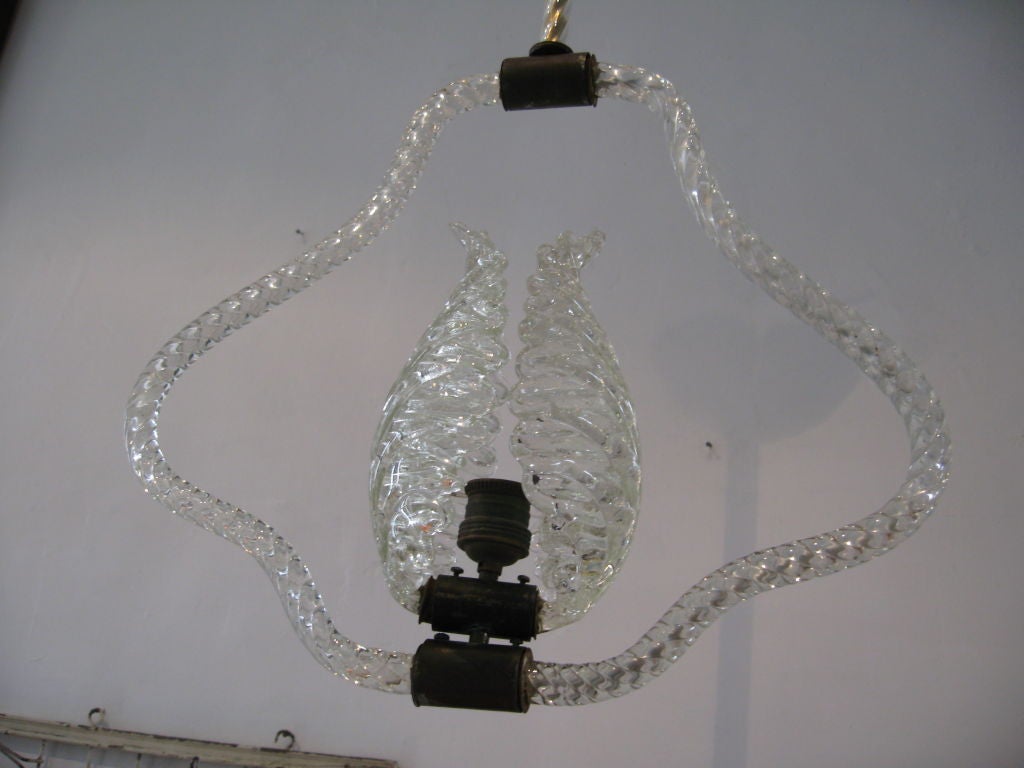 Murano glass chandelier. Beautiful details.