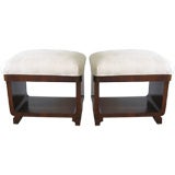 French Art Deco Footstools.