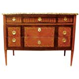 Louis XVI Parquetry Commode Stamped N. Petite